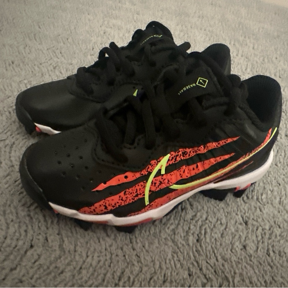 Nike Alpha Huarache 4 Keystone Kids' Baseball Cleats Black 10c - DJ6525-001
